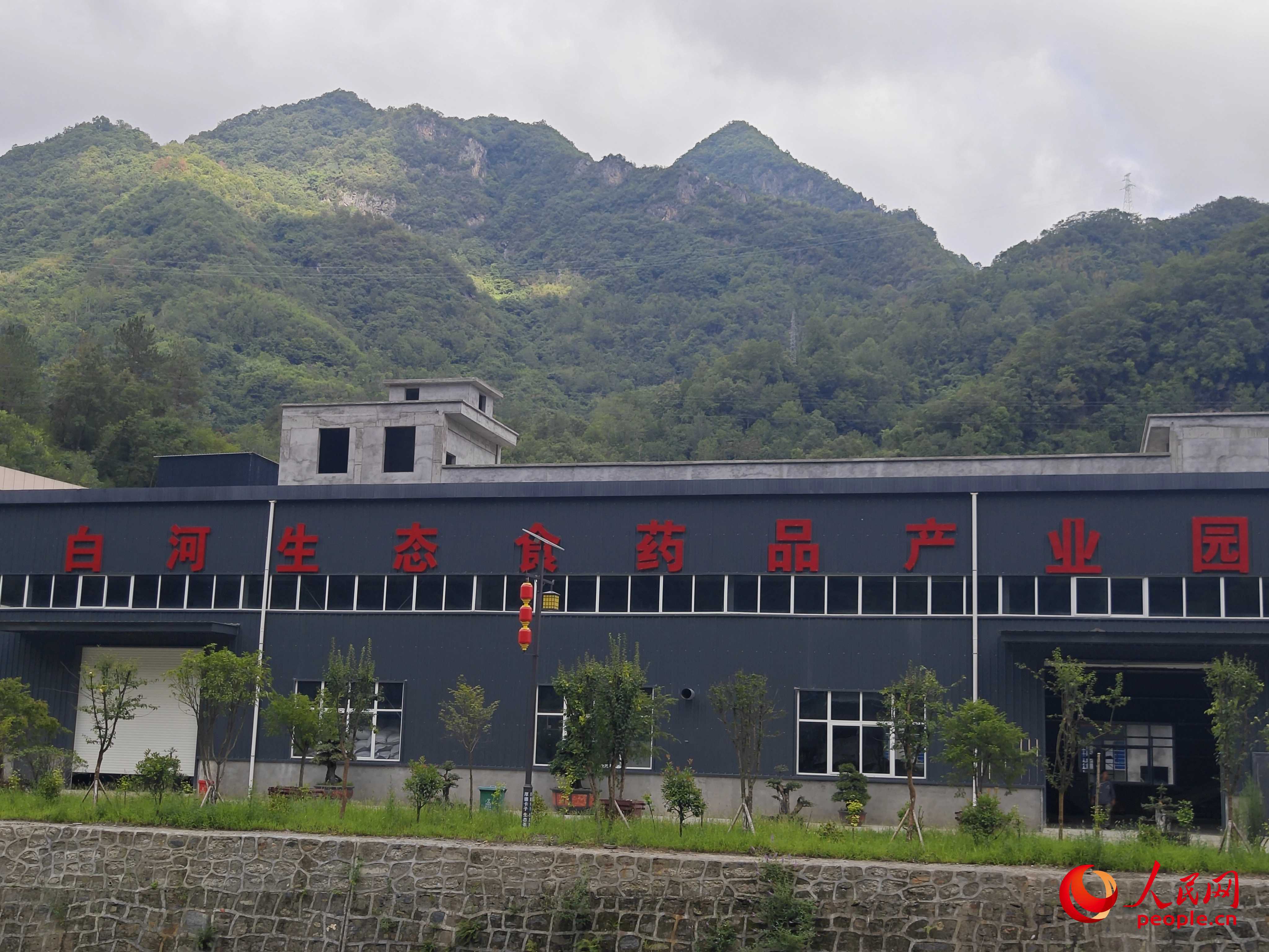 卡子鎮(zhèn)新建的社區(qū)工廠。人民網(wǎng)記者 黃鈺攝